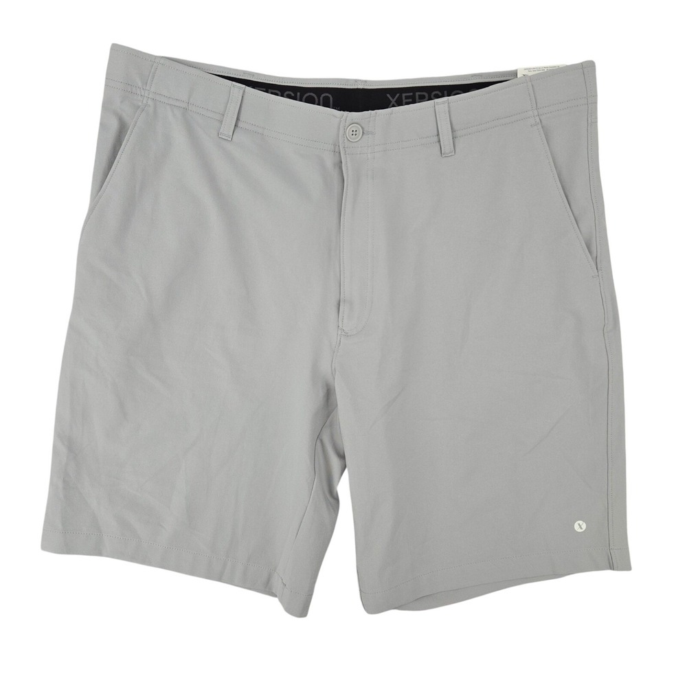 Xersion NWT XL Quick-Dri Performance Shorts Mens Gray Athletic Golf Stretch